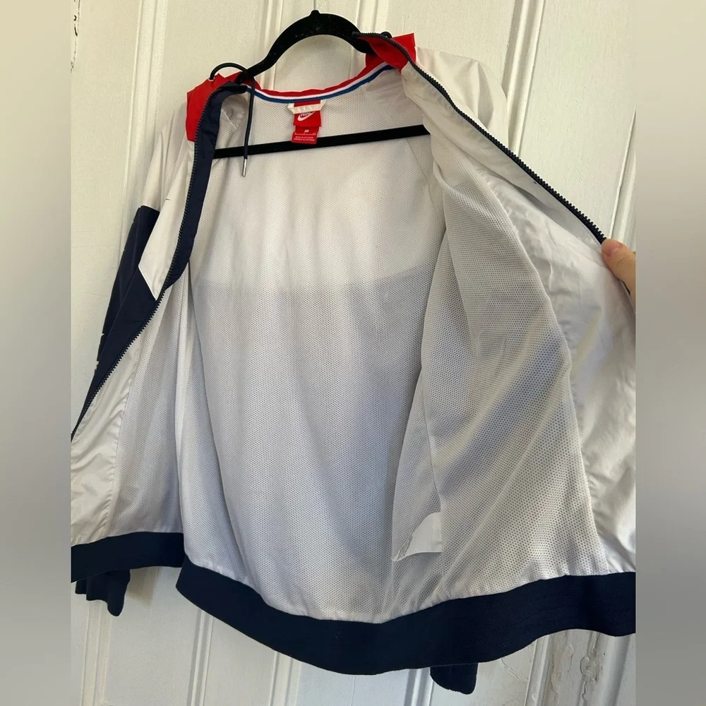 Nike USA Windrunner Soccer Jacket - Navy White Red AJ6519-410 Size Small - Picture 5 of 5